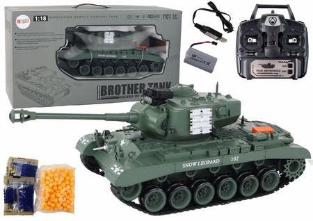 Czołg Leopard R/C Armata 1:18 szary Czołg Leopard R/C Armata 1:18 szary