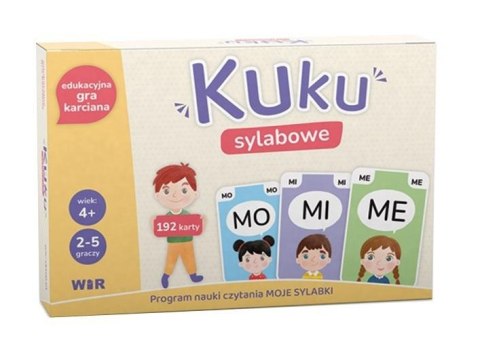 Kuku sylabowe. Edukacyjna gra karciana dla dzieci Kuku sylabowe. Edukacyjna gra karciana dla dzieci