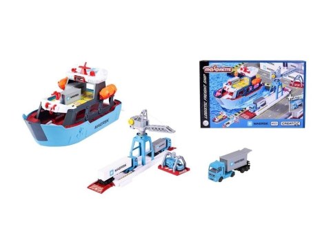 Majorette Maersk zestaw + 1 pojazd Majorette Maersk zestaw + 1 pojazd