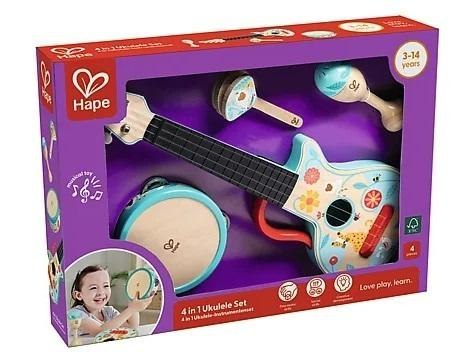 Zestaw muzyczny 4w1 HAPE Zestaw muzyczny 4w1 HAPE