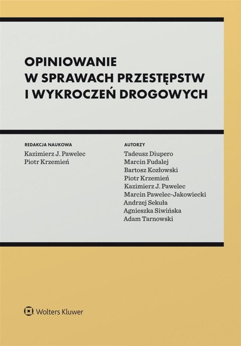 Opiniowanie w sprawach przestępstw i wykroczeń... Opiniowanie w sprawach przestępstw i wykroczeń...