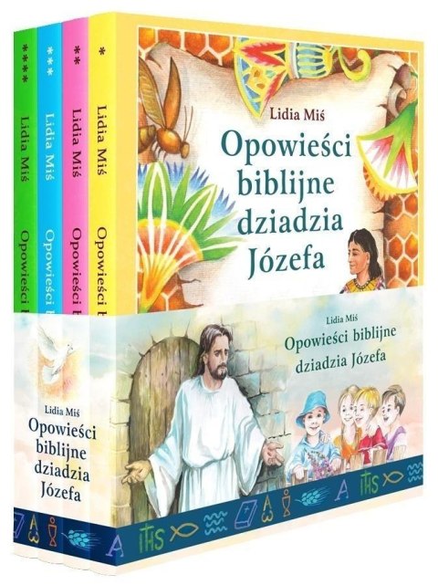 Pakiet: Opowieści biblijne dziadzia Józefa T.1-4 Pakiet: Opowieści biblijne dziadzia Józefa T.1-4