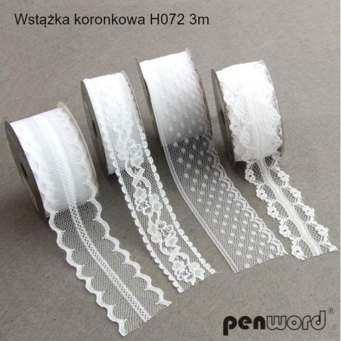 Wstążka ozdobna koronka 3m (20szt) Wstążka ozdobna koronka 3m (20szt)