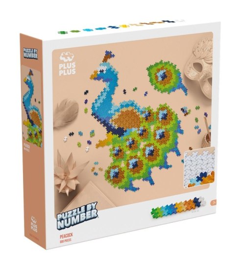 Klocki Plus-Plus Puzzle By Numbers Paw 800el Klocki Plus-Plus Puzzle By Numbers Paw 800el