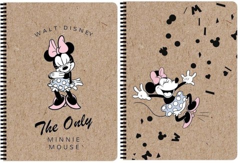 Kołozeszyt A4/80K kratka Minnie Mouse Kraft (5szt) Kołozeszyt A4/80K kratka Minnie Mouse Kraft (5szt)