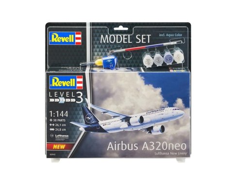 Model set 1:144 Airbus A320 Neo Lufthansa Model set 1:144 Airbus A320 Neo Lufthansa