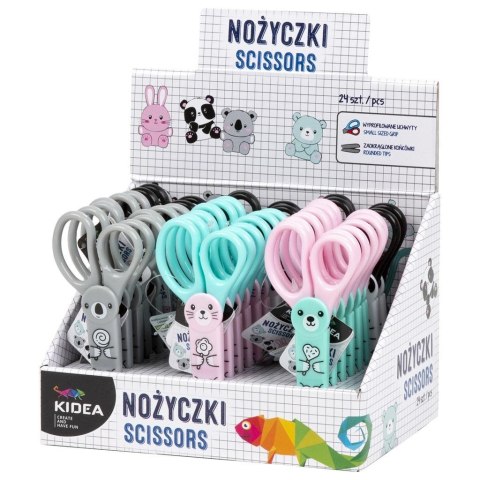 Nożyczki z figurką w etui (24szt) KIDEA Nożyczki z figurką w etui (24szt) KIDEA