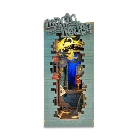 Składany Drewniany Model LED - Magiczny Dom Składany Drewniany Model LED - Magiczny Dom