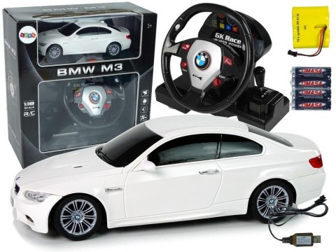Auto zdalnie sterowane BMW M3 białe Auto zdalnie sterowane BMW M3 białe