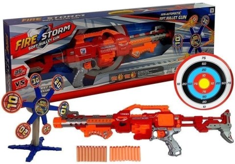 Karabin na piankowe strzałki z tarczą 66cm Karabin na piankowe strzałki z tarczą 66cm
