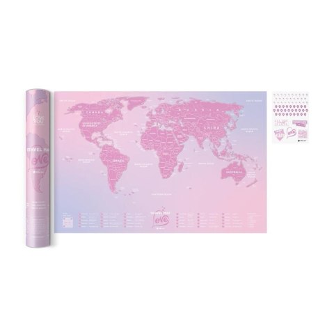 Mapa zdrapka - Travel Map Love World Mapa zdrapka - Travel Map Love World
