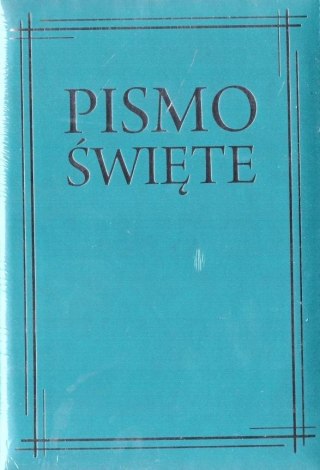 Pismo Święte w etui turkusowe skorowidz