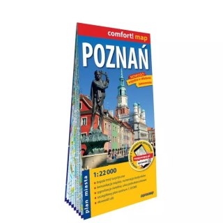 Comfort! Poznań. Plan miasta w skali 1:22 000