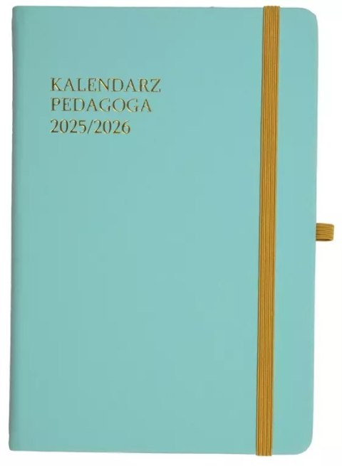 Kalendarz Pedagoga A5 2025-2026 Salsa, akwamaryna Kalendarz Pedagoga A5 2025-2026 Salsa, akwamaryna