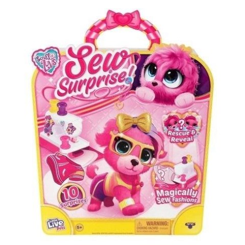 Little Live Pets. Maskotka Sew Surprise róż Little Live Pets. Maskotka Sew Surprise róż