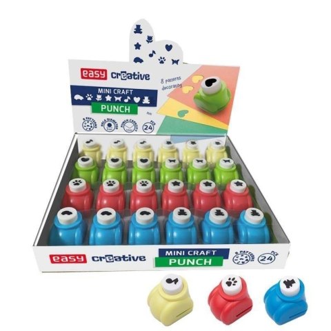 Mini dziurkacz wzorki (24szt) EASY Mini dziurkacz wzorki (24szt) EASY