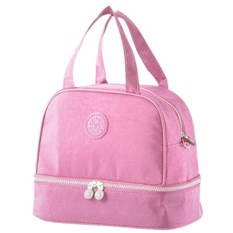 Torba Termiczna Izolacyjna Śniadaniowa Pas z Regulacją Różowa 27cm Torba Termiczna Izolacyjna Śniadaniowa Pas z Regulacją Różowa 27cm