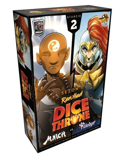 Dice Throne Starcie 2: Mnich vs Paladyn Dice Throne Starcie 2: Mnich vs Paladyn