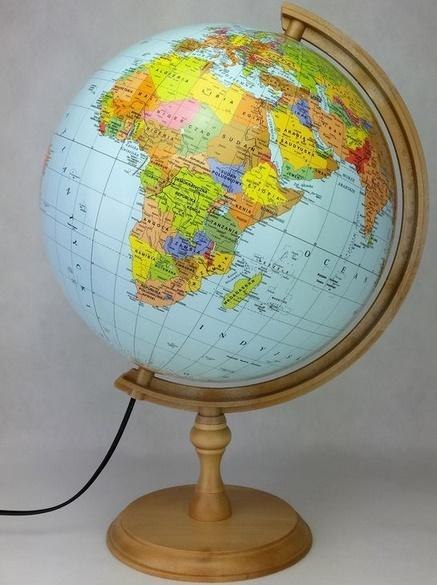 Globus polityczny podświetlany 32 cm Globus polityczny podświetlany 32 cm