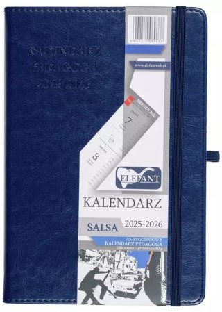 Kalendarz Pedagoga A5 2025-2026 Salsa, granatowy