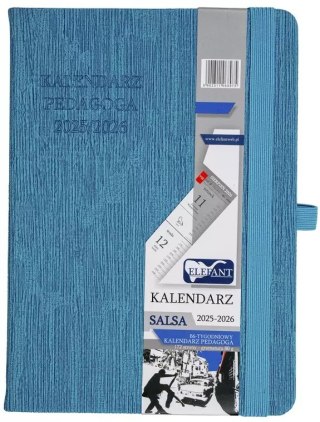 Kalendarz Pedagoga B6 2025-2026 Salsa, turkusowy