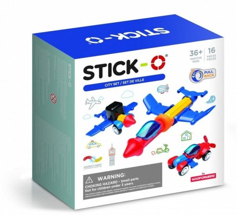 Magformers Stick-O Zestaw miejski 16el Magformers Stick-O Zestaw miejski 16el