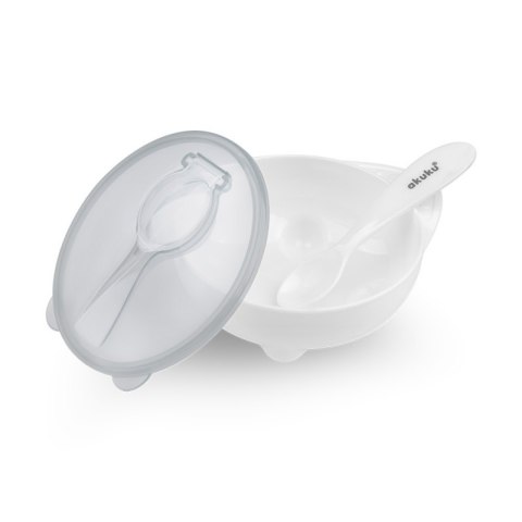 Miseczka z łyżeczką white Miseczka z łyżeczką white