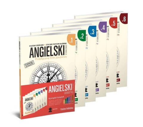 Angielski w tłumaczeniach. Gramatyka komplet 1-6 Angielski w tłumaczeniach. Gramatyka komplet 1-6