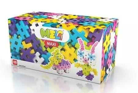 Klocki Meli Maxi Pink 100szt Klocki Meli Maxi Pink 100szt