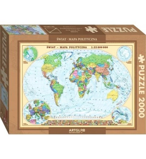 Puzzle - Świat polityczny 2 000 el Puzzle - Świat polityczny 2 000 el