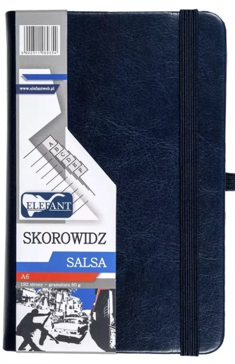 Salsa Skorowidz A6, granatowy Salsa Skorowidz A6, granatowy