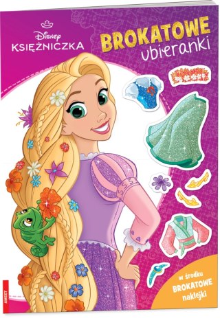 Disney Księżniczka. Brokatowe ubieranki
