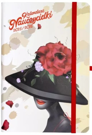 Kalendarz nauczycielki A5 2025-2026 Salsa, kapelusz