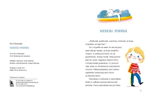 Niebieski dywanik Niebieski dywanik