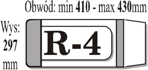 Okładka książkowa regulowana R4 (50szt) IKS Okładka książkowa regulowana R4 (50szt) IKS