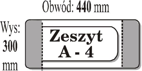 Okładka zeszytowa A4 (50szt) IKS Okładka zeszytowa A4 (50szt) IKS