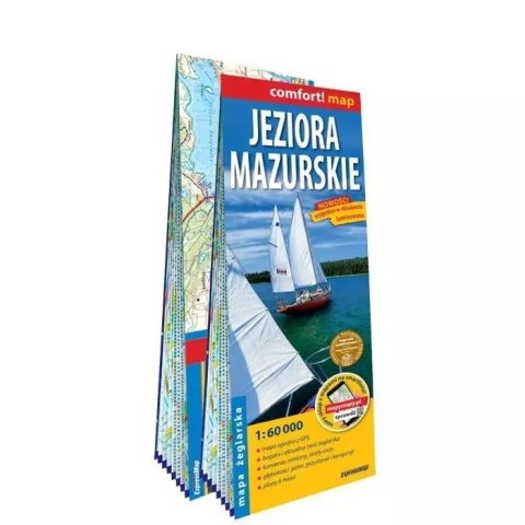 Comfort!map Jeziora Mazurskie 1: 60 000 lam w.2023 Comfort!map Jeziora Mazurskie 1: 60 000 lam w.2023