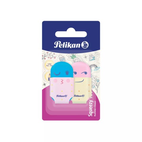 Gumka do mazania Pelikan Wielokolorowy 2 szt. Gumka do mazania Pelikan Wielokolorowy 2 szt.
