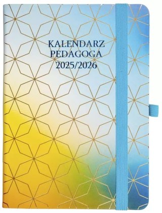 Kalendarz Pedagoga B6 2025-2026 tygodniowy Salsa, tęczowy