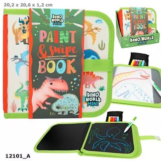 Kolorowanka znikopis Dino World z flamastrami 12101A