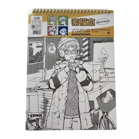 Kołoszkicownik A4/50K Manga Kołoszkicownik A4/50K Manga