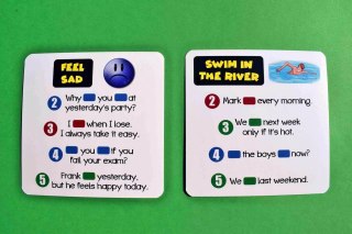 Mixed Tenses Cards. Level A1/A2