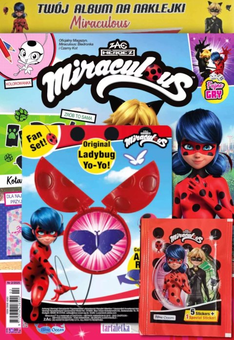 Miraculous Biedronka i Czarny Kot zestaw startowy magazyn Miraculous Biedronka i Czarny Kot zestaw startowy magazyn