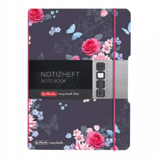 Notes z gumką A5/40k kratka Opr Pp Her My Book Flex