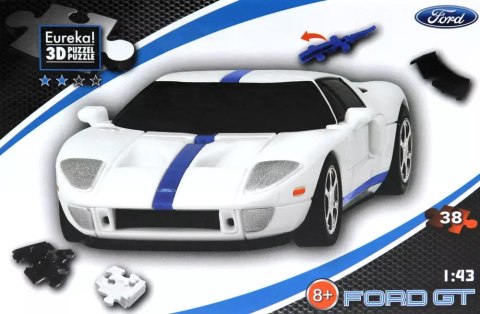 Puzzle 3D Cars Ford GT poziom 2/4 Puzzle 3D Cars Ford GT poziom 2/4