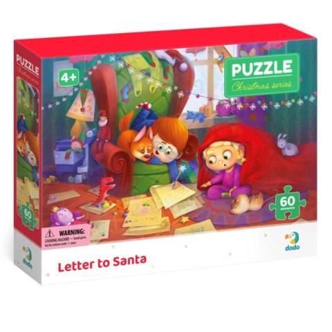 Puzzle 60 elementów. List do świętego Mikołaja Puzzle 60 elementów. List do świętego Mikołaja
