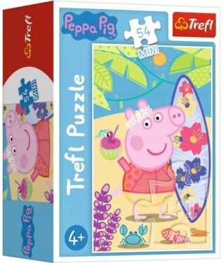 Puzzle mini 54 elementy. Wesoły dzień Świnki Peppy