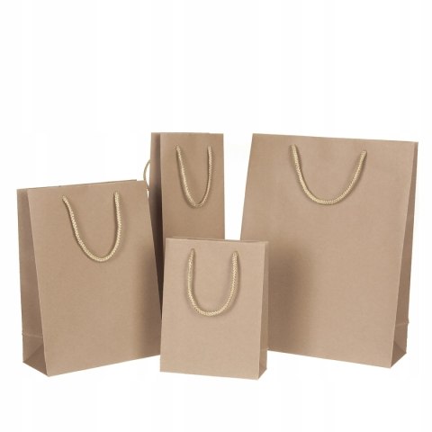 TORBA PAPIEROWA 20 X 28 CM, KRAFT TORBA PAPIEROWA 20 X 28 CM, KRAFT