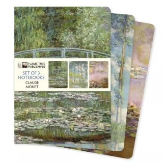 Zestaw 3 notatników A5 Claude Monet
