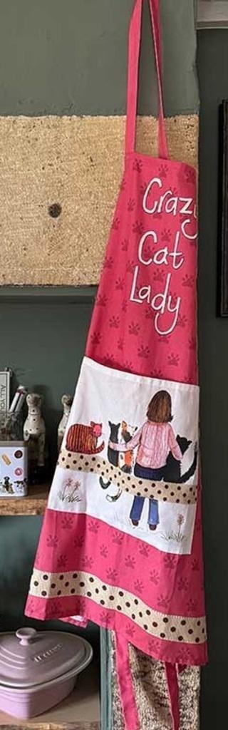 Fartuch kuchenny AP30 Crazy Cat Lady Kociara Fartuch kuchenny AP30 Crazy Cat Lady Kociara